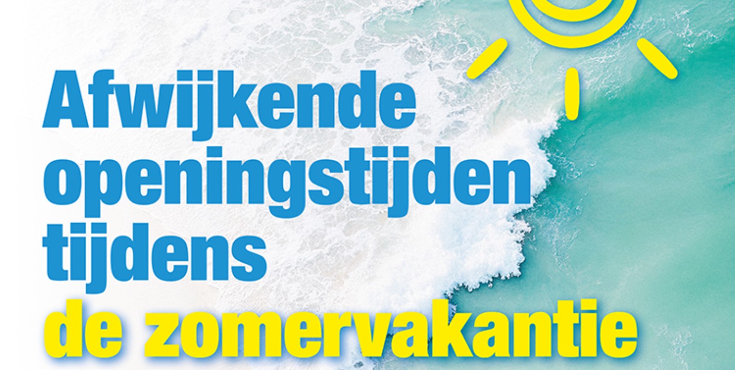 Aangepast openingstijden