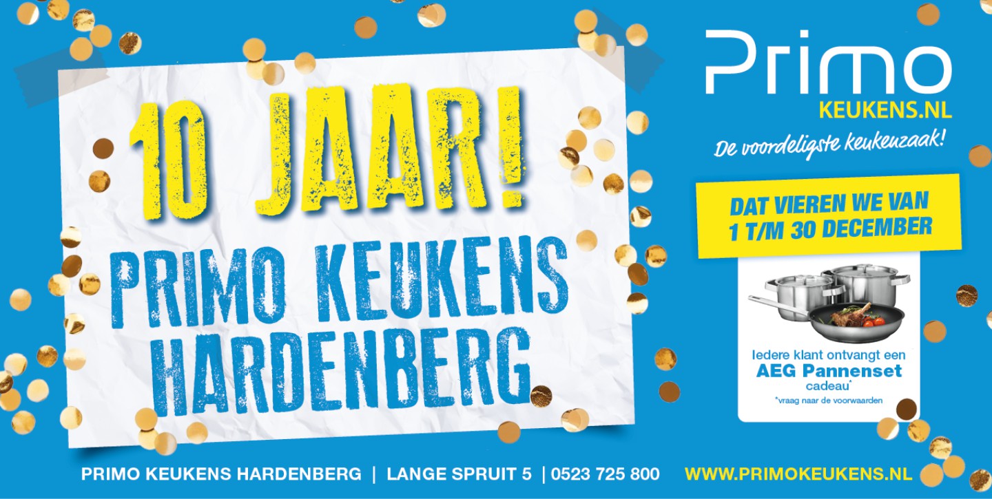 Primo Hardenberg 10 jaar!